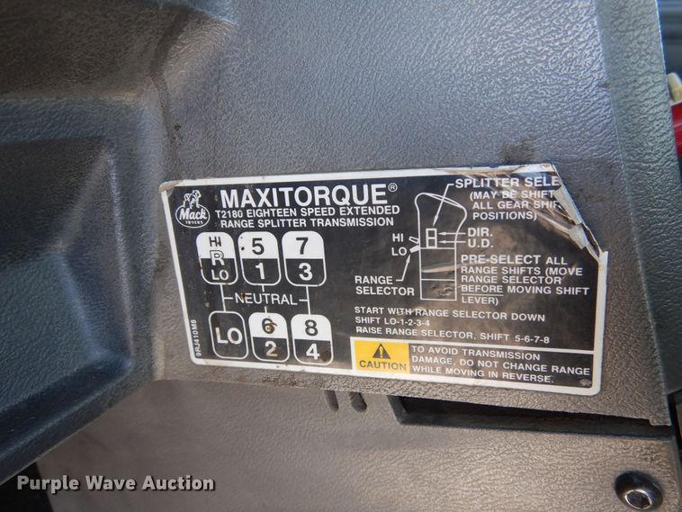 image for item LT9823 1995 Mack CH613  semi truck