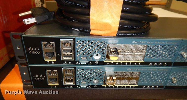 image for item MD9073 (2) Cisco 5500 wireless controllers