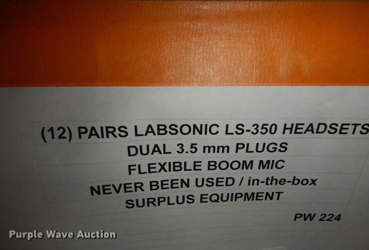 image for item MD9082 (12) Labsonic LS-350 headsets