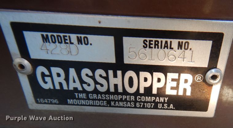 image for item MD9104 Grasshopper 428D  ZTR lawn mower
