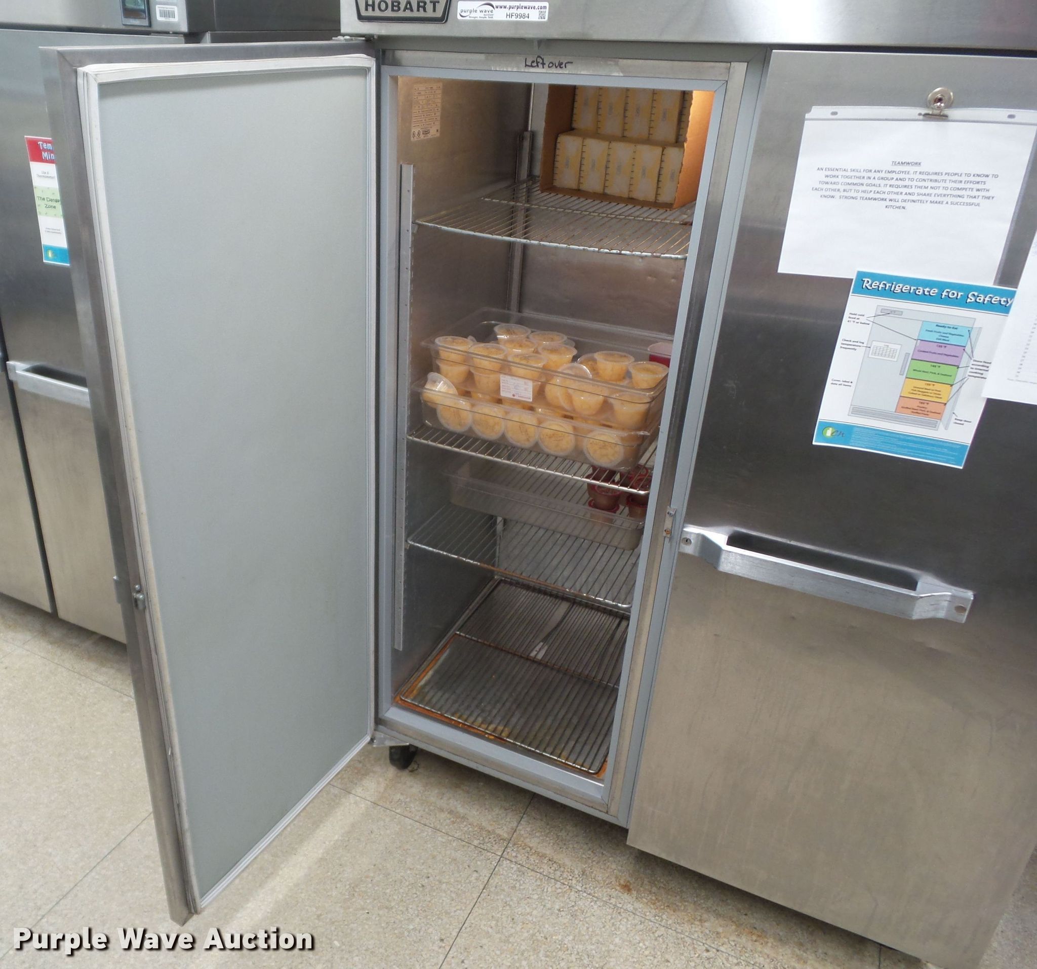 Hobart Q2 refrigerator in Des Moines, IA Item HF9984 sold Purple Wave
