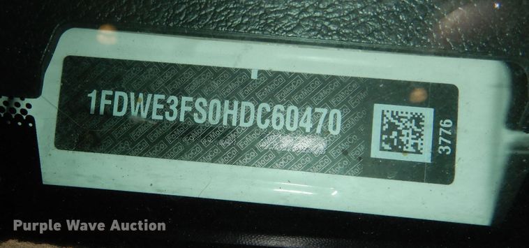 image for item DN1552 2017 Ford Econoline E350 Super Duty  RV