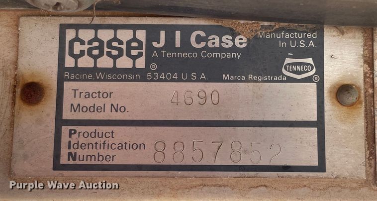 image for item DJ5173 1980 Case 4690  4WD tractor