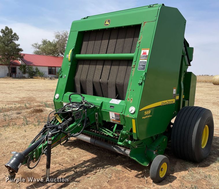 image for item DJ5174 2014 John Deere 569  round baler