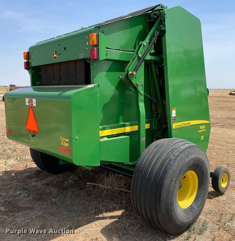 image for item DJ5174 2014 John Deere 569  round baler