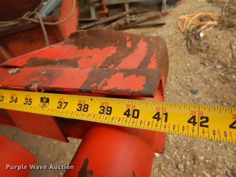 image for item DK0971 Orange Ox  hay bale trailer