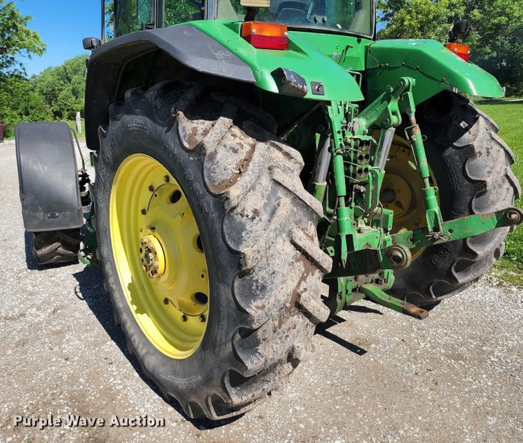 image for item DL6520 1998 John Deere 7710  MFWD tractor
