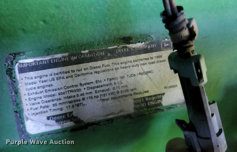 image for item DL6520 1998 John Deere 7710  MFWD tractor