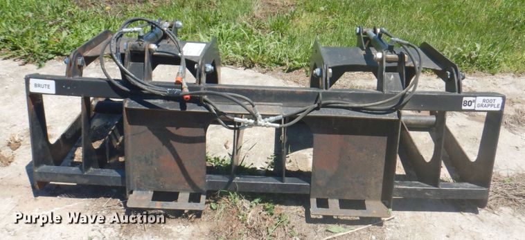 image for item DM6209 Brute  80"W skid steer root grapple bucket