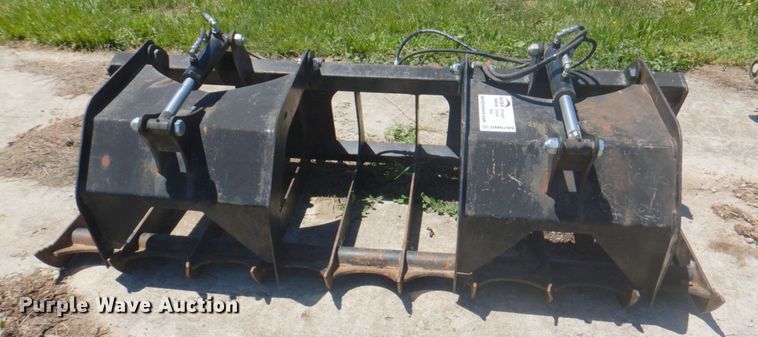 image for item DM6209 Brute  80"W skid steer root grapple bucket