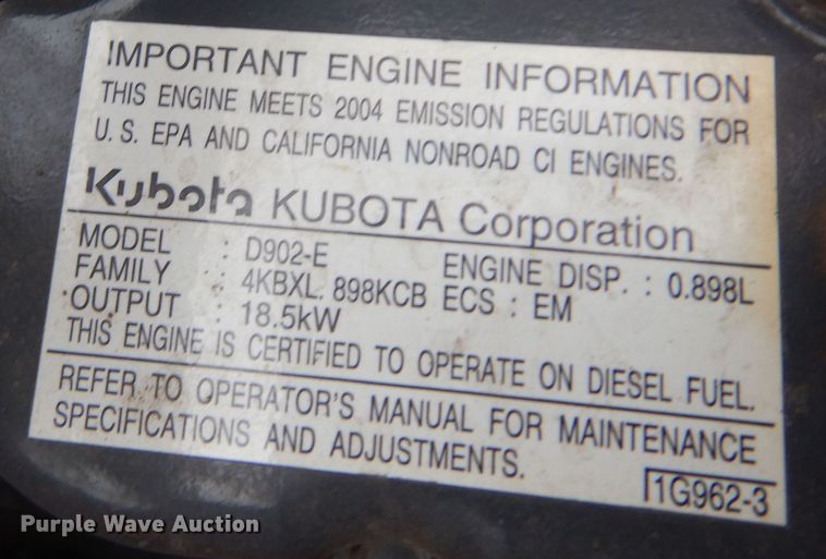 image for item DN0304 Kubota BX2230  MFWD tractor