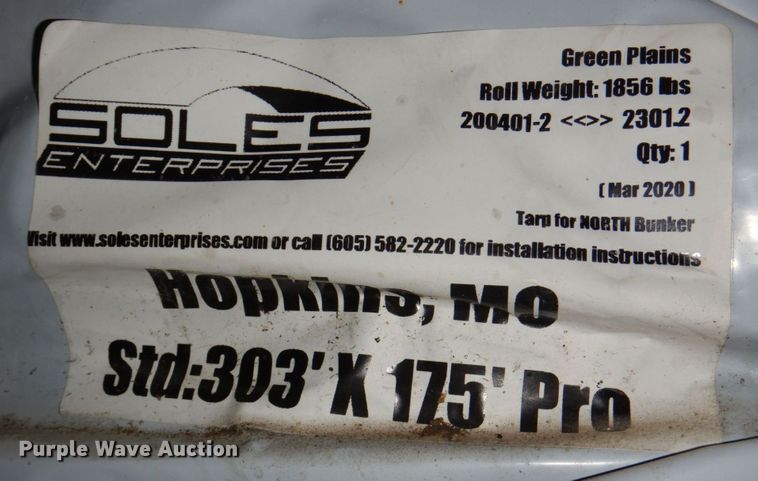 image for item DN7455 Grain pit tarp