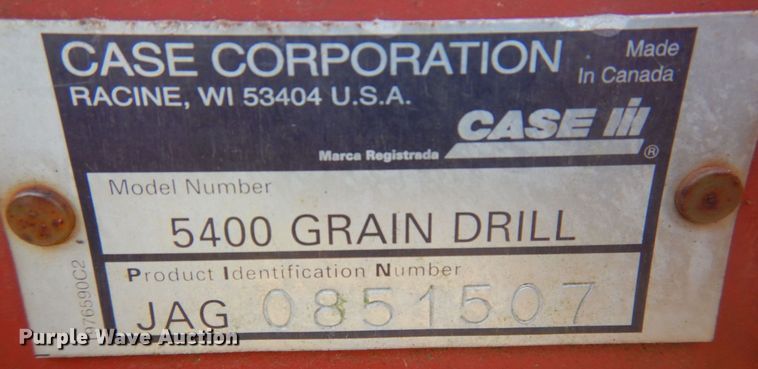 image for item DP5524 Case IH 5400  Soybean Special grain drill