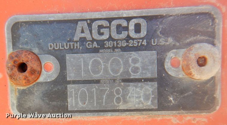 image for item DP5525 AGCO 1008  disc mower