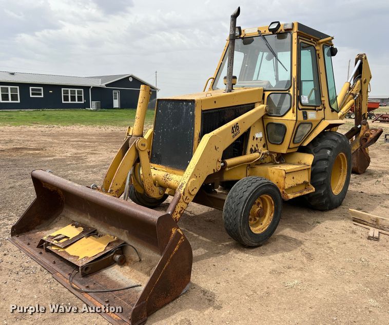 image for item DR1358 1992 Caterpillar 416 Series II  backhoe