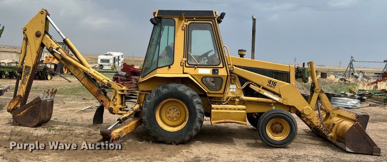 image for item DR1358 1992 Caterpillar 416 Series II  backhoe