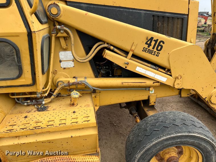 image for item DR1358 1992 Caterpillar 416 Series II  backhoe
