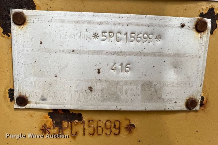 image for item DR1358 1992 Caterpillar 416 Series II  backhoe