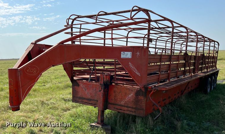 image for item DR1468 Shop built  livestock trailer