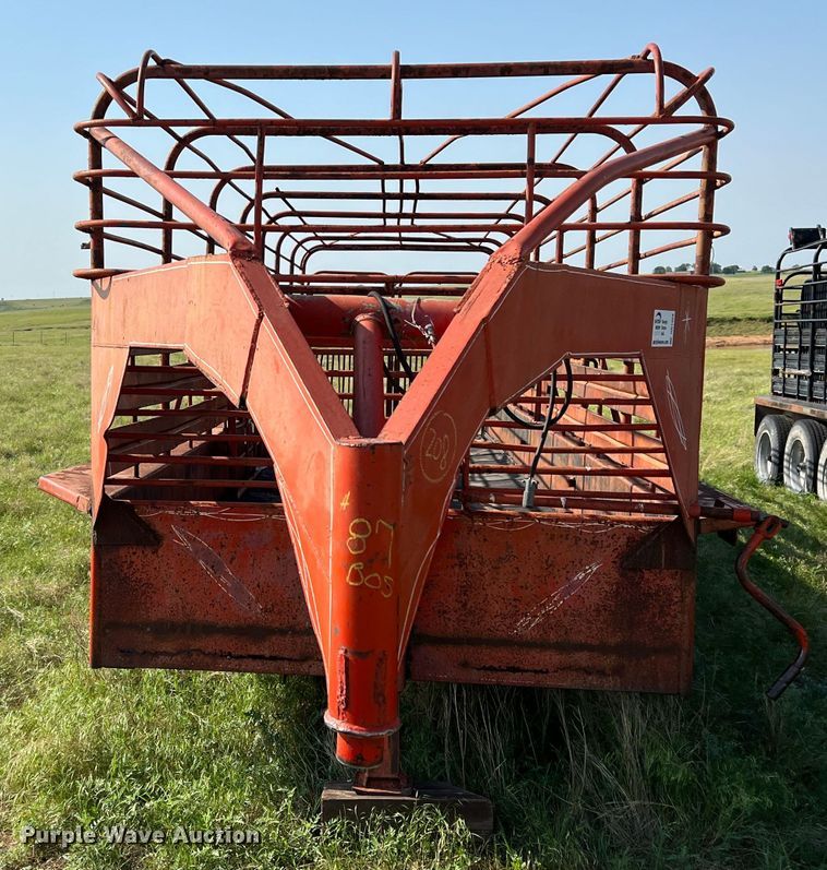 image for item DR1468 Shop built  livestock trailer