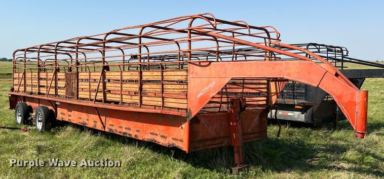 image for item DR1468 Shop built  livestock trailer