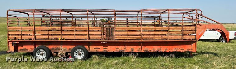 image for item DR1468 Shop built  livestock trailer