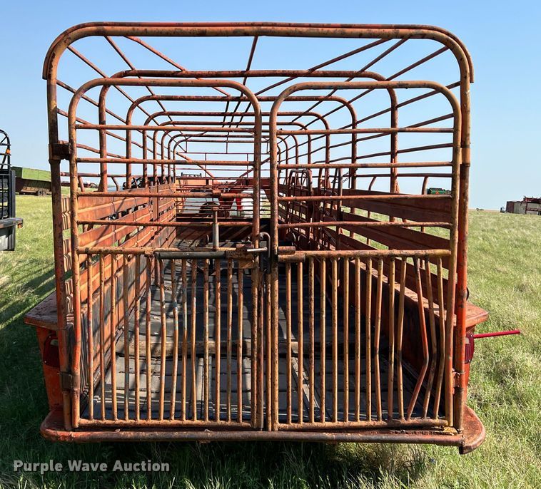 image for item DR1468 Shop built  livestock trailer