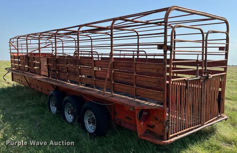 image for item DR1468 Shop built  livestock trailer