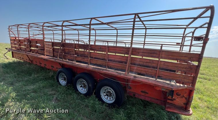 image for item DR1468 Shop built  livestock trailer