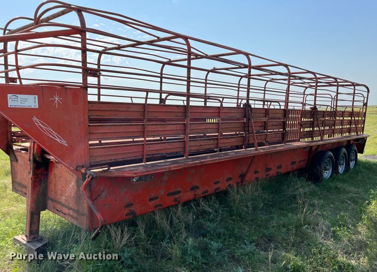 image for item DR1468 Shop built  livestock trailer