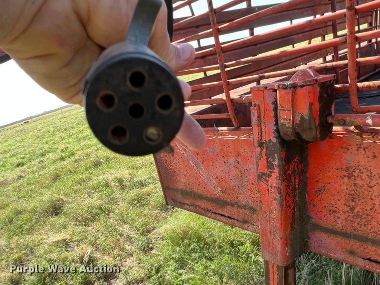 image for item DR1468 Shop built  livestock trailer