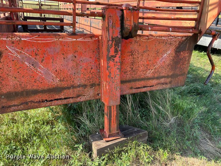 image for item DR1468 Shop built  livestock trailer