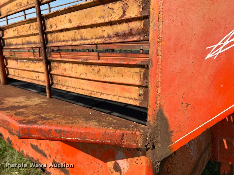 image for item DR1468 Shop built  livestock trailer