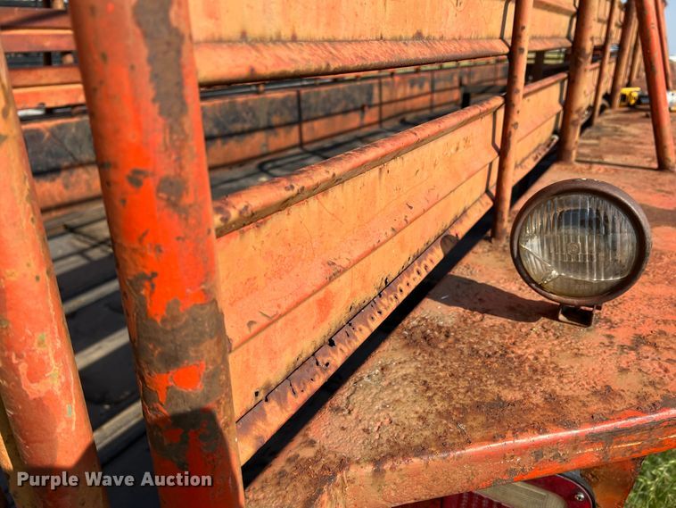 image for item DR1468 Shop built  livestock trailer