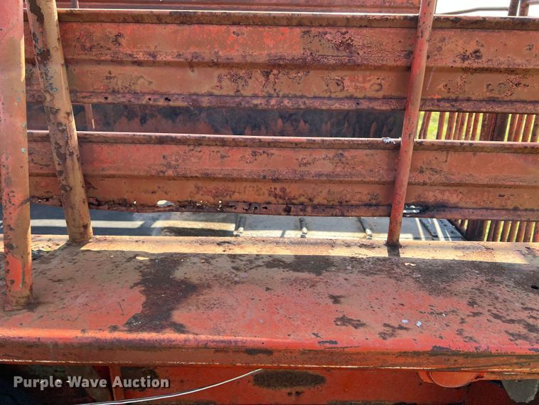 image for item DR1468 Shop built  livestock trailer