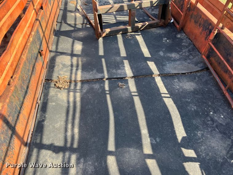 image for item DR1468 Shop built  livestock trailer