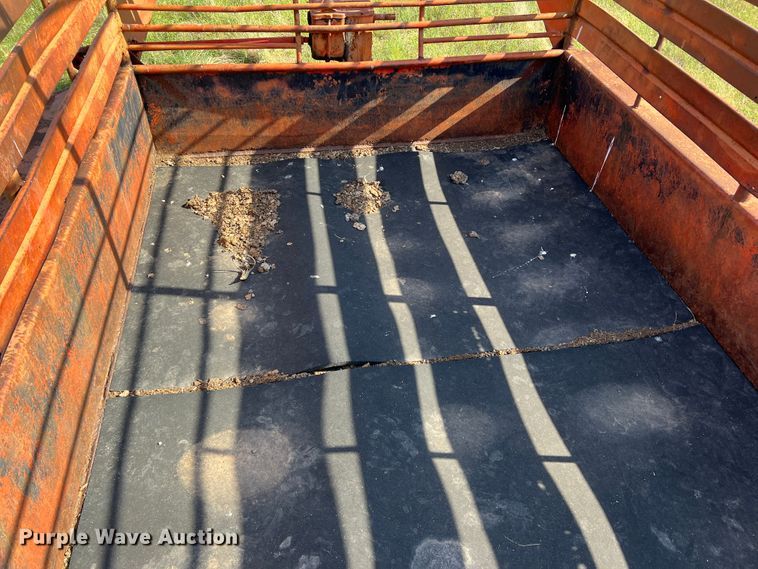 image for item DR1468 Shop built  livestock trailer