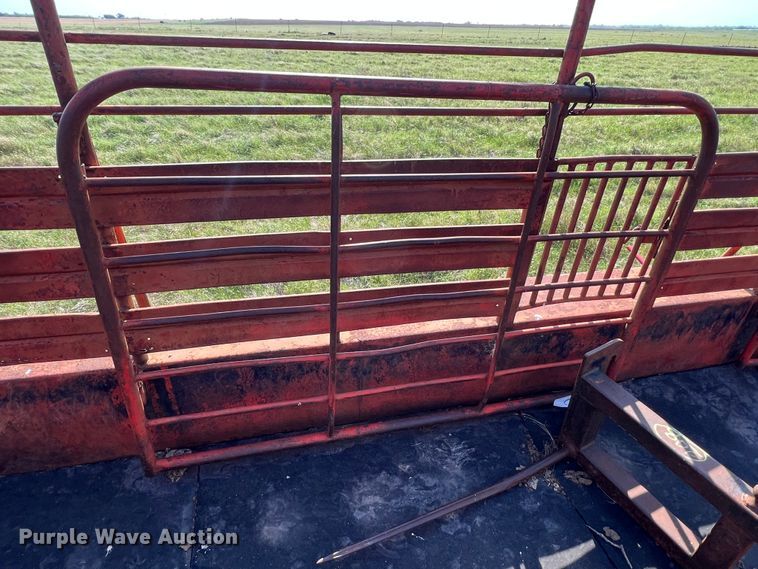 image for item DR1468 Shop built  livestock trailer