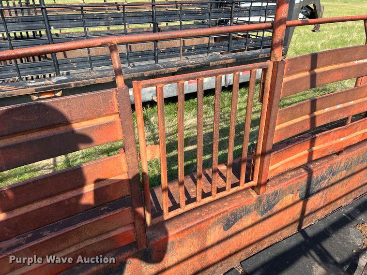 image for item DR1468 Shop built  livestock trailer