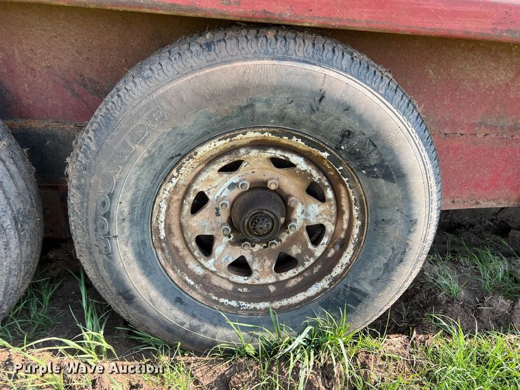 image for item DR1468 Shop built  livestock trailer