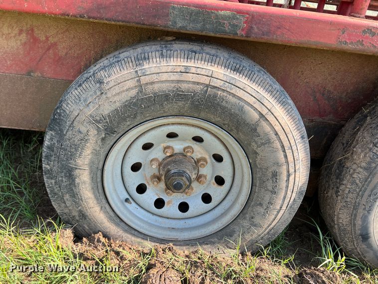 image for item DR1468 Shop built  livestock trailer