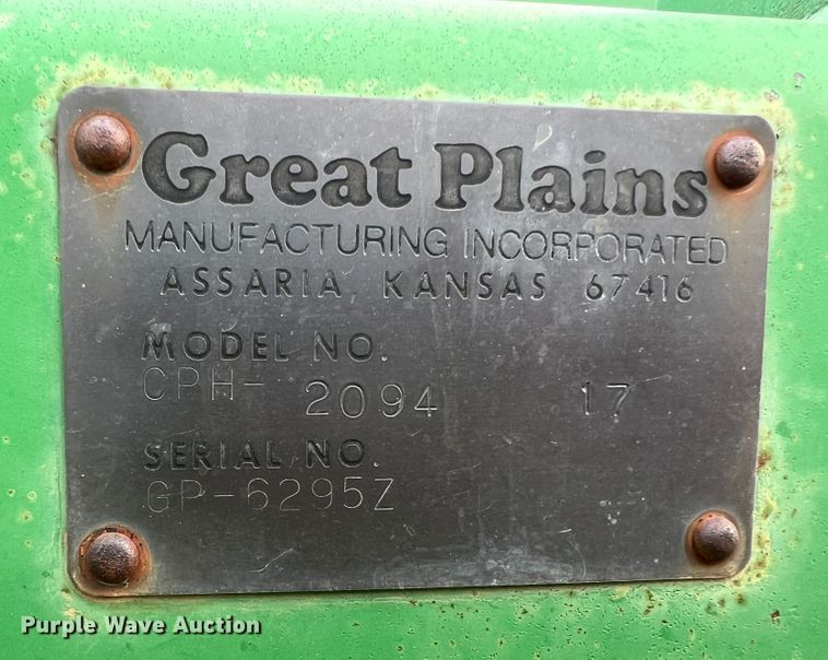 image for item DR1481 Great Plains 2000-327594  no-till grain drill