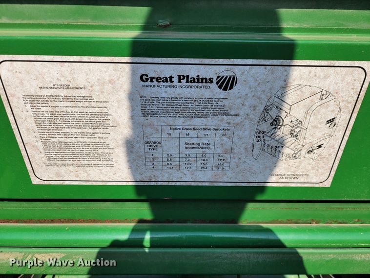 image for item JL9436 Great Plains BTS2509  no-till seeder