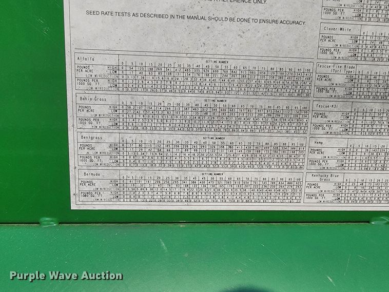 image for item JL9436 Great Plains BTS2509  no-till seeder