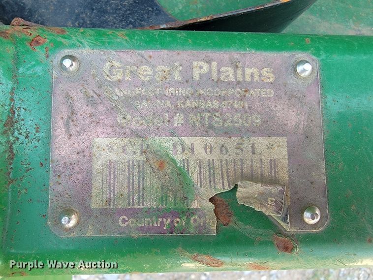 image for item JL9436 Great Plains BTS2509  no-till seeder