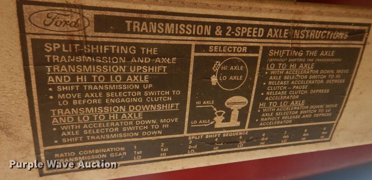 image for item KD9044 1974 Ford F750  grain truck