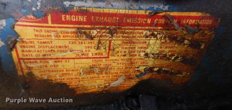 image for item KD9044 1974 Ford F750  grain truck