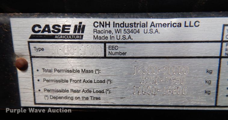 image for item KP9083 2016 Case IH Magnum 340 AFS Rowtrac  MFWD tractor