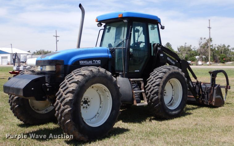 image for item LS9185 2002 New Holland TV140  4WD bi-directional tractor