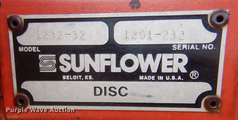 image for item LS9187 Sunflower 1232-32  double off-set disk